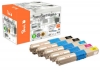 Peach Spar Pack Plus Tonermodule kompatibel zu  OKI 46508716*2, 46508715, 46508714, 46508713