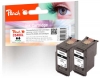 Peach Doppelpack Tintenpatronen schwarz kompatibel zu  Canon PG-540XLBK*2, 5222B005