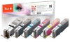 Peach Combi Pack avec gris, XL compatible avec  Canon PGI-570XL, CLI-571XL