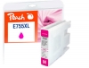 Peach rašalo kasetė XL, rausvai raudona, suderinama su  Epson T7553M, C13T755340