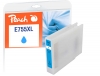 Peach XL rašalo kasetė, žalsvai mėlyna, suderinama su  Epson T7552C, C13T755240
