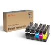 Peach Spar Plus Pack Tintenpatronen kompatibel zu  Brother LC-422