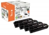 112209 - Peach Combi Pack, compatibile con CRG-046, 1250C002, 1249C002, 1248C002, 1247C002 Canon