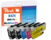 322108 - Peach Combi Pack Plus, compatibile con LC-424 Brother